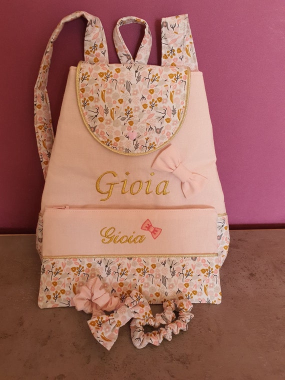 sac à dos enfant personnalisé fille