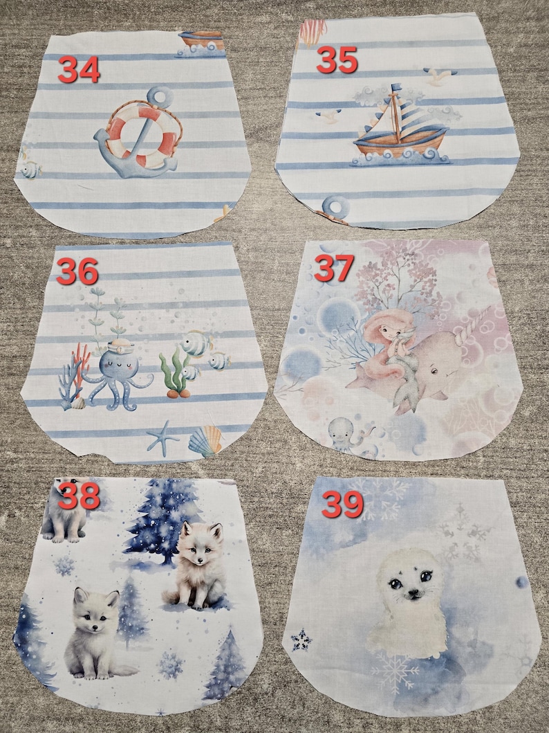 Sac à dos enfant maternelle tissus fleurs ou animaux avec sangles réglables personnalisées imagen 14