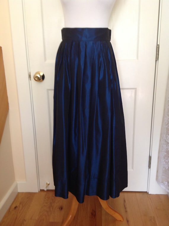 Laura Ashley 1980sTaffeta Party Skirt