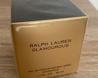 Glamorous de Ralph Lauren para mujer, eau de parfum en spray de 1,7 fl oz / 50 ml nuevo en su caja original, raro y difícil de encontrar