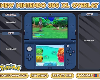 New 3DS XL Stream Overlay/ Layout/ Customisable