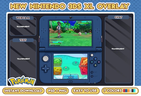 New 3DS XL ストリームオーバーレイ/レイアウト/カスタマイズ可能