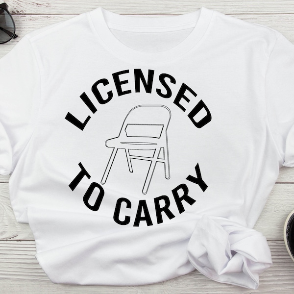 Licensed To Carry Folding Chair Svg, Funny Montgomery Alabama Adult Humor Svg, For The Culture Svg Digital Download For Shirts