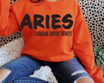 Aries Zodiac Sign  SVG Courageous, Confident, Energetic Astrology, Horoscope, Zodiac Birthday Svg,  Cricut Cut Files, Digital Download