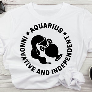 Verseau Svg, Svg signes du zodiaque, astrologie, horoscope, zodiaque anniversaire Svg, déclaration drôle de citation, fichiers de coupe Cricut, téléchargement numérique