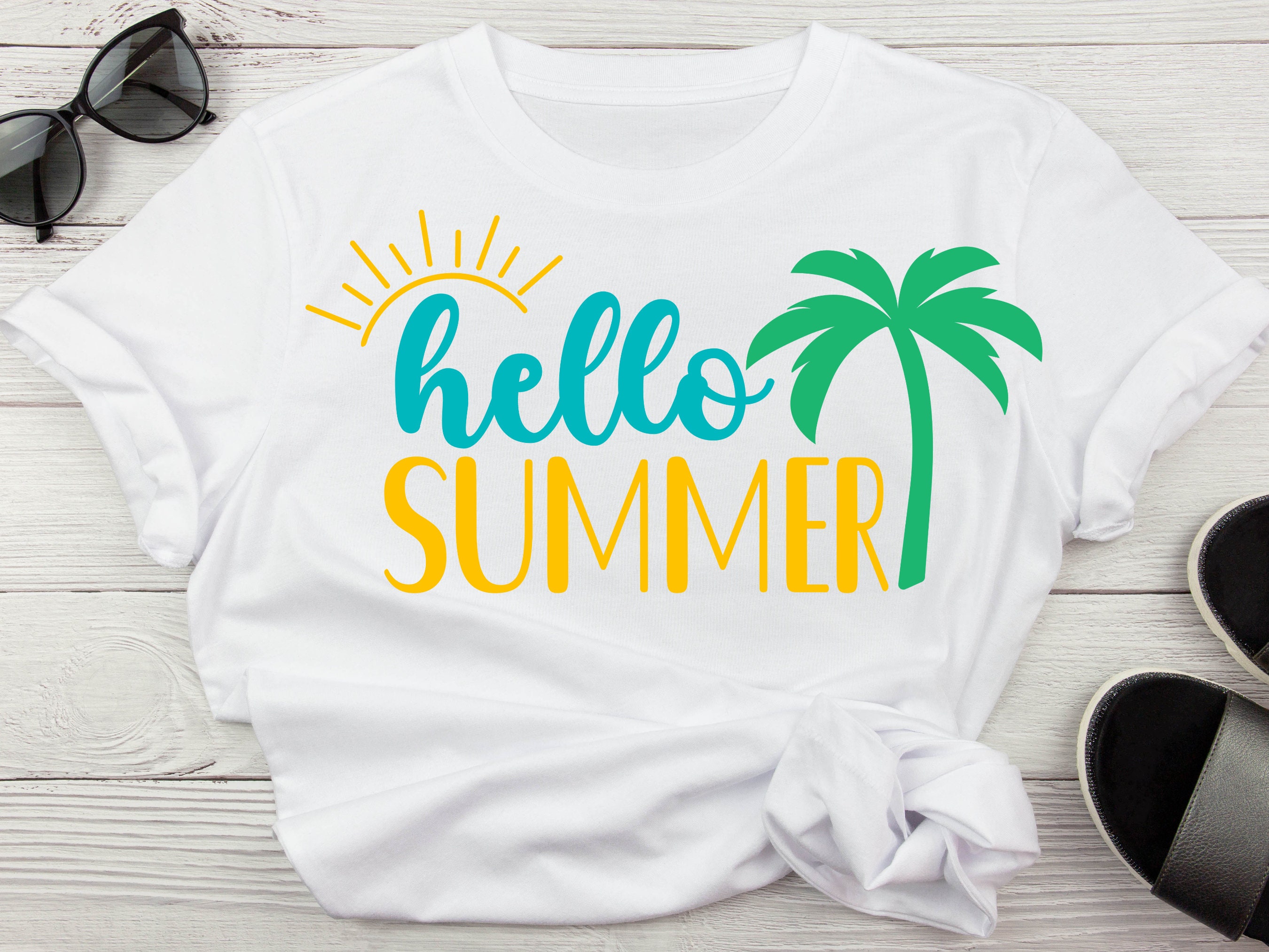 Hello Summer Sublimation PNG, Welcome Summer Svg, Summer Sign Svg, Summer Svg, Summer Quotes T Shirt Svg For Sublimation, Png, Cut Files
