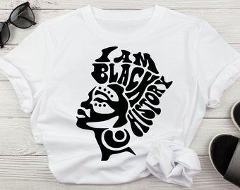 Soy historia negra droga reina negra svg, mujeres negras svg, negro AF svg, juneteenth mujer svg, para la cultura Archivos de descarga digital SVG PNG