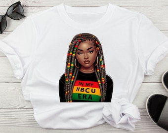 In My HBCU Era Png, Hbcu Sublimation Png Digital Download, HBCU Graduation Clipart, Black Girl Art, Hbcu clipart, Png Design Digital File