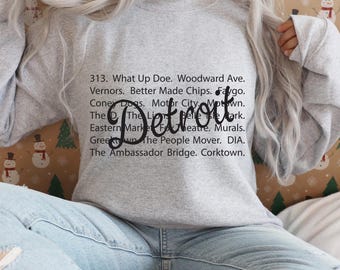 Detroit Words Svg, What Up Doe Pride Svg, Michigan Pride Svg, Rep Your City Png, City Of Detroit Svg  Cricut Instant Download File