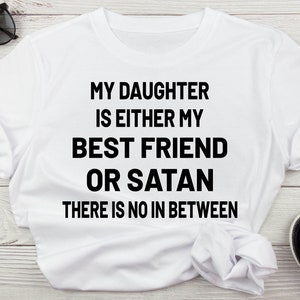 Minha filha é minha melhor amiga ou é Satanás, não há meio-termo engraçado mãe e filha Svg, mãe e filha melhor amiga Svg, mãe Svg