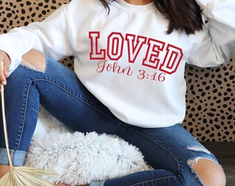 Amado Juan 3:16 Día de San Valentín Cristiano Svg, San Valentín Amado Versículo Bíblico Svg, Camiseta Cristiana Día de San Valentín Svg, Porque Dios De Tal Manera Amó Svg
