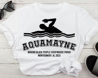 Aquamayne machen schwarze Menschen überall stolz Montgomery AL 5 August 2023 SVG, Montgomery Riverboat SVG für Sublimation, Kleinstadt Digital