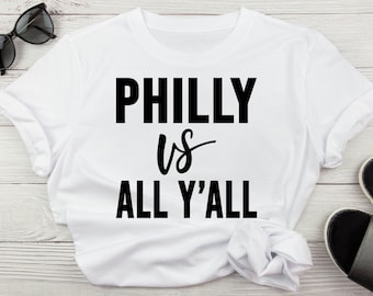 Philly Vs All Y'all svg, Philadelphia Pride svg, Stadt der brüderlichen Liebe svg, Rep Ihre Stadt Png, Phlly svg für Cricut Instant Download-Dateien