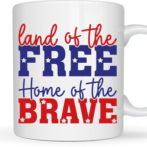 Terra da Casa Gratuita dos Bravos SVG Png América Terra da Casa Livre Svg Casa dos Bravos Camisa 4 de Julho Png Dia da Independência Svg Quarto