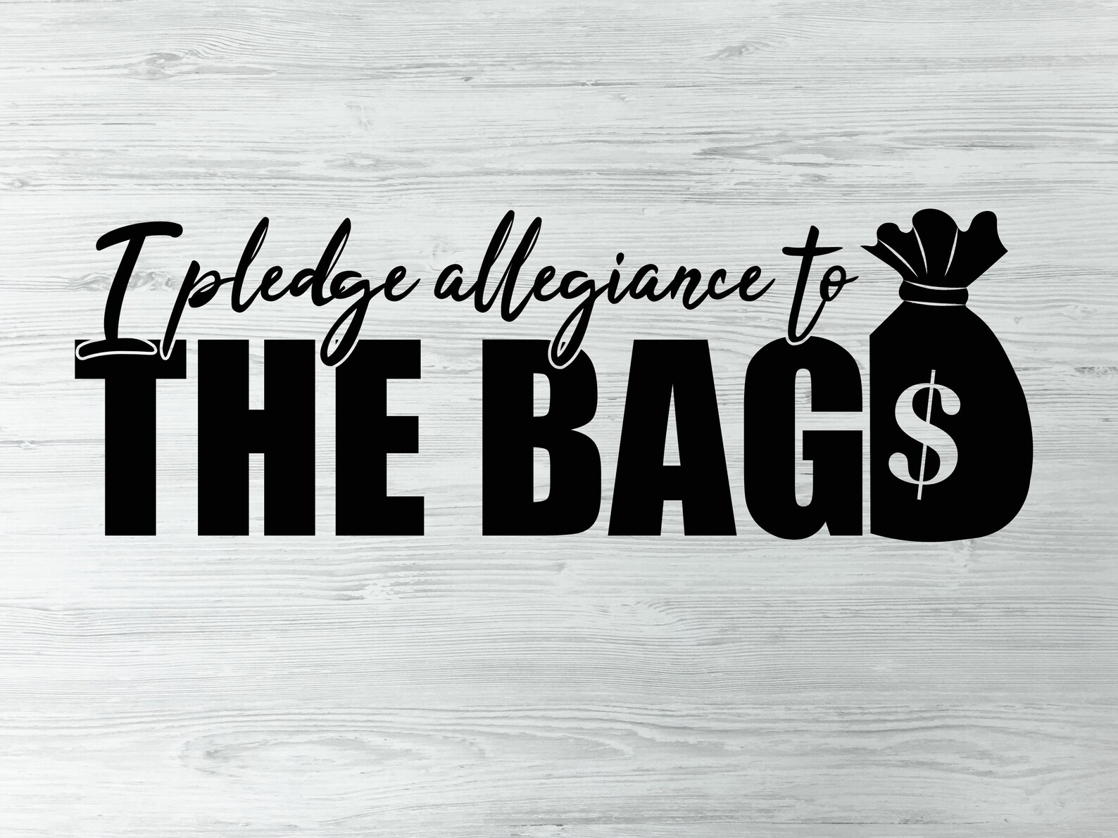 I Pledge Allegiance to the Bag Entrepreneur Svg, Hustle Svg, Small ...