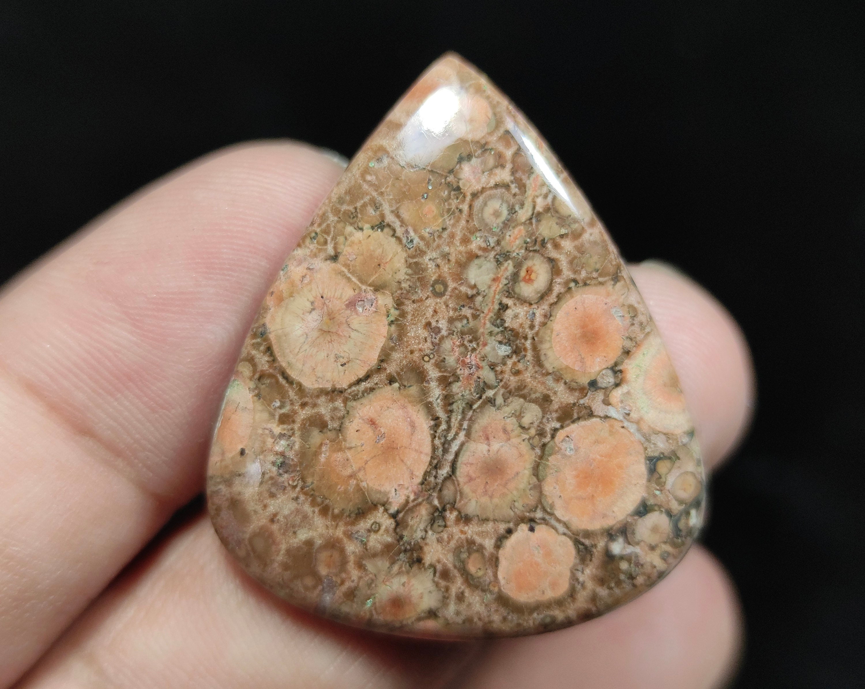 Natural Red poppy jasper cabochon.. poppy jasper gemstone Etsy