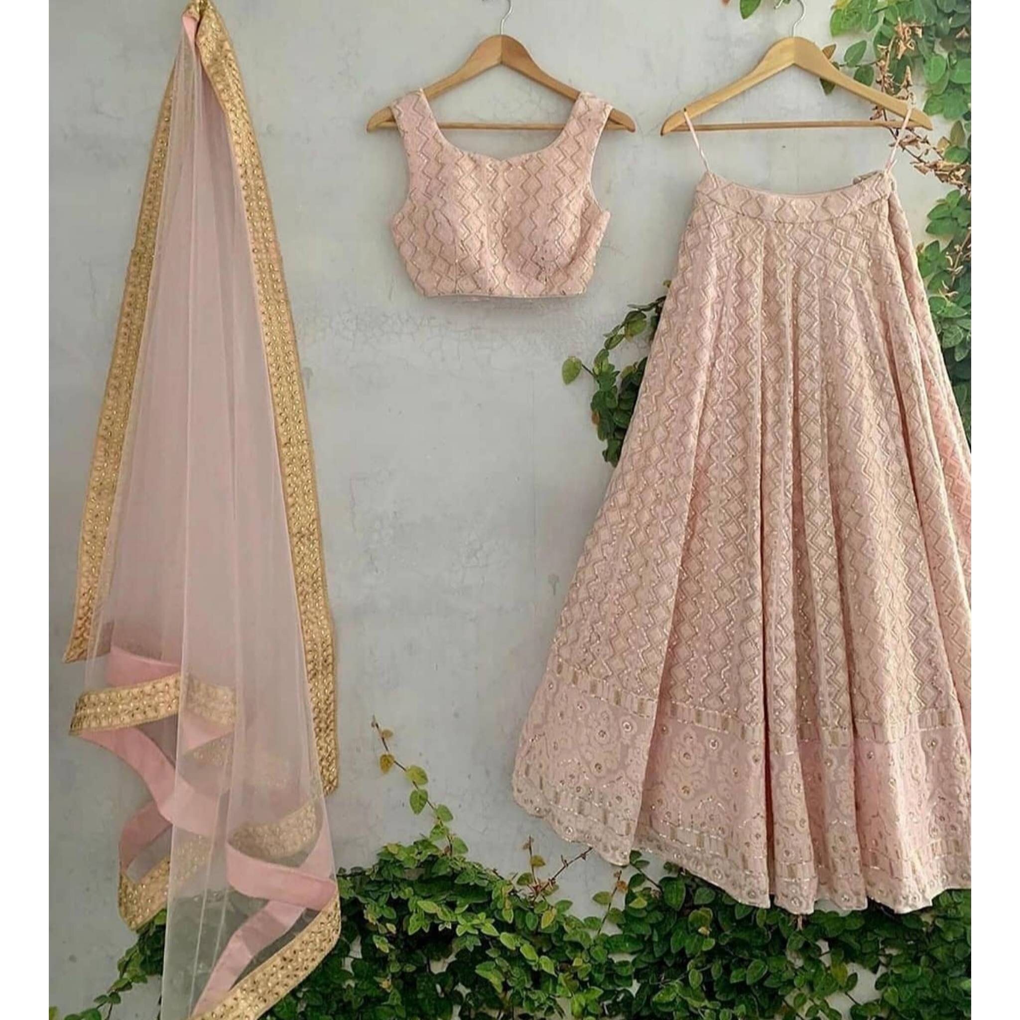 reception party lehenga