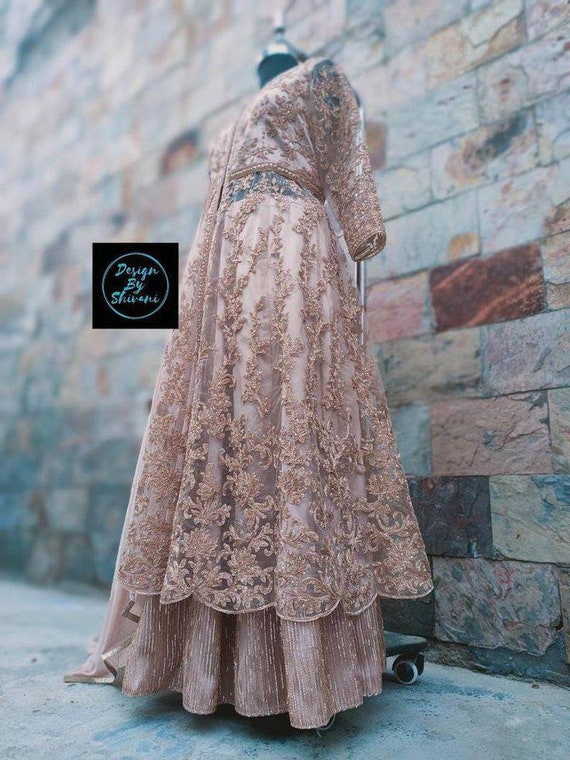 rose gold indian dress