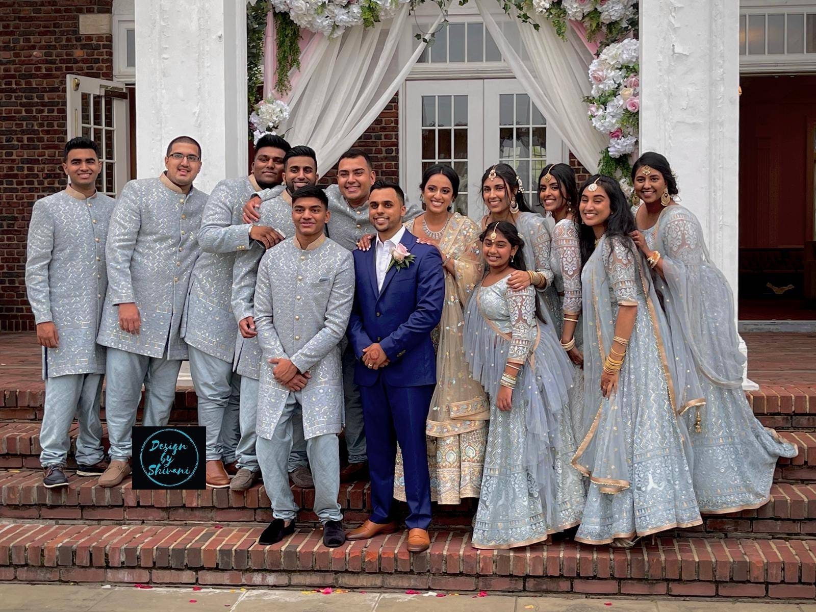 Blue Bridesmaid s Groom s Sherwani Bridesmaid Lehenga High Quality Lehenga indian Wedding Dress Chikankari Lehenga Etsy UK