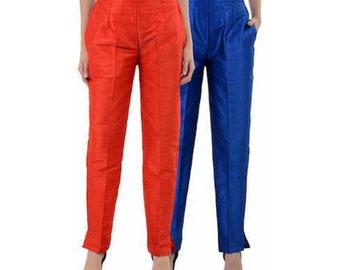 Silk pants ,rawsilkpants,elasticated  silk trousers, silk pants for women women silk pants