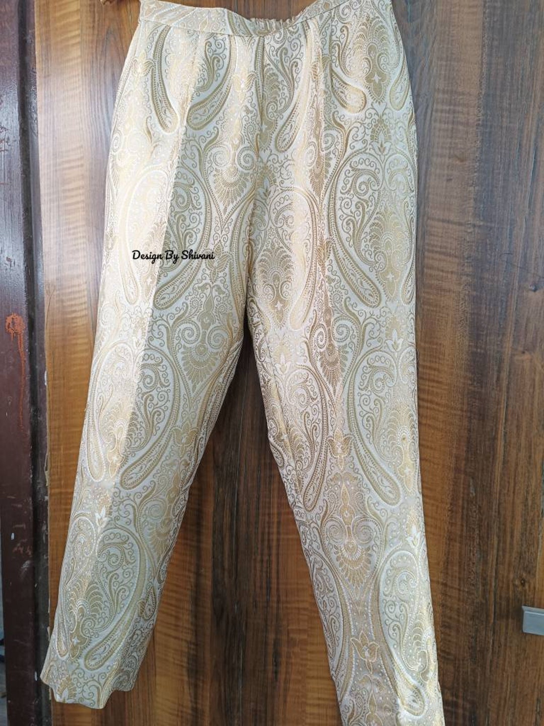 Brocade Pants Silk Pants Silk Trousers Brocade Trouser - Etsy