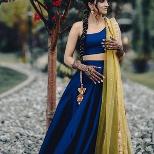  D'VINS - Sari indio para mujer, vestido de boda de seda sari  étnico Lichi de seda Banarasi tejido con blusa sin costura, color rojo,  gris, Talla libre : Ropa, Zapatos y