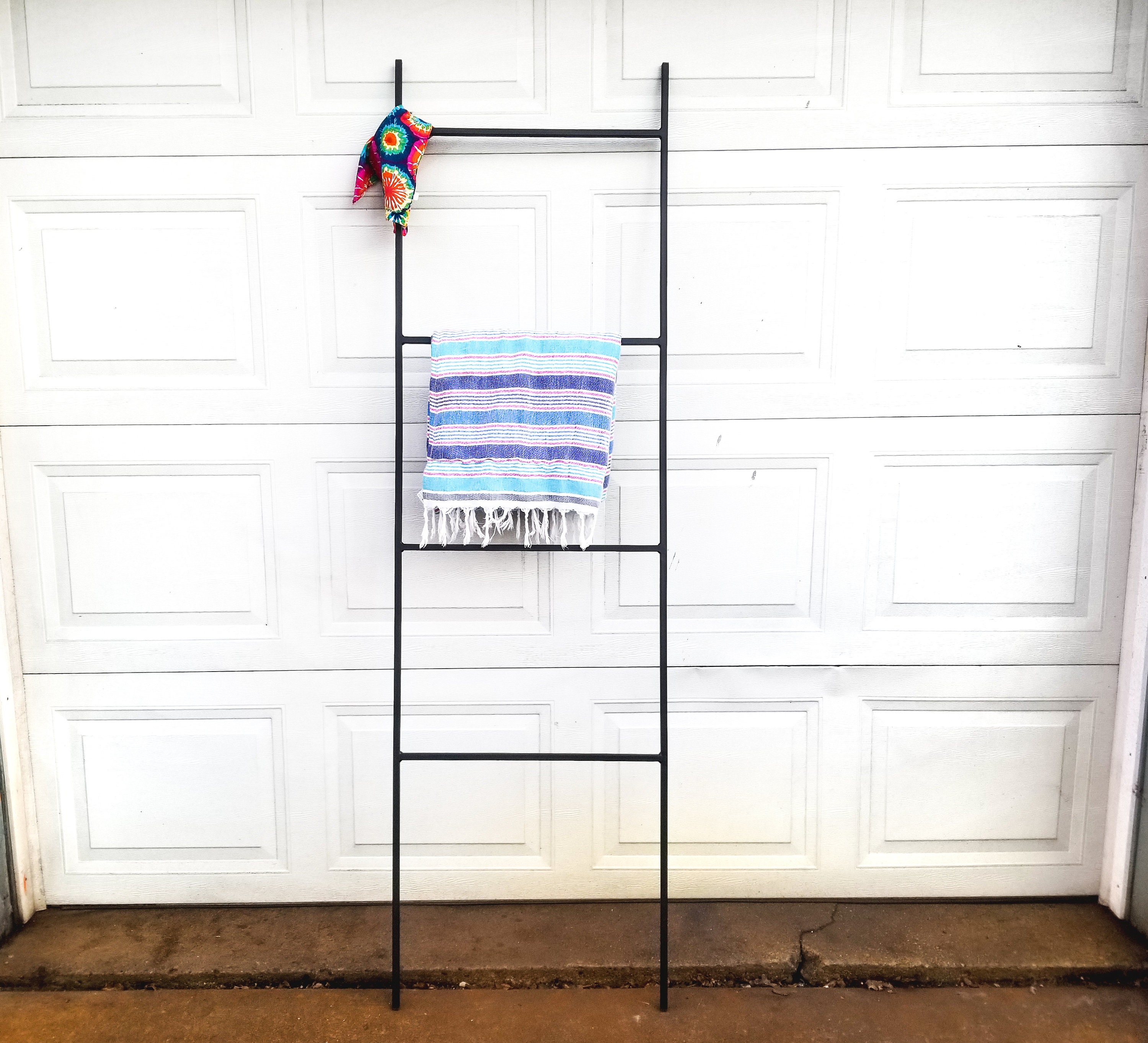 72 inch Metal Blanket Ladder Iron Display Rack Blanket Rack Etsy