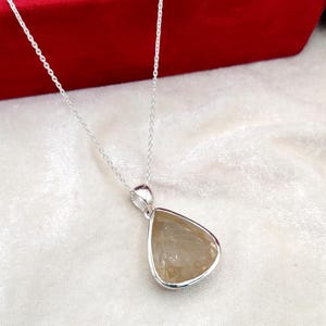 Natural Golden Rutile Oval Pendant , 925 Sterling Silver Necklace Jewelry, Quartz Wedding Necklace, Handmade Jewelry, Gift For Friends