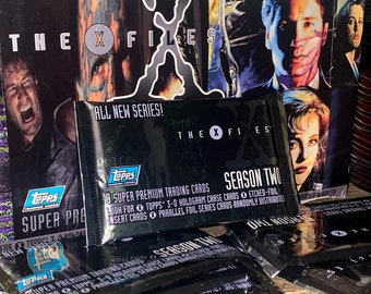 X-Files シーズン8 Premium trading cards 90枚 X-files Season 8 Complete Set of 90 Vintage Trading Cards in