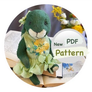 Bunny Sewing Pattern: Artist Teddy Rabbit with Clothes (PDF Pattern)