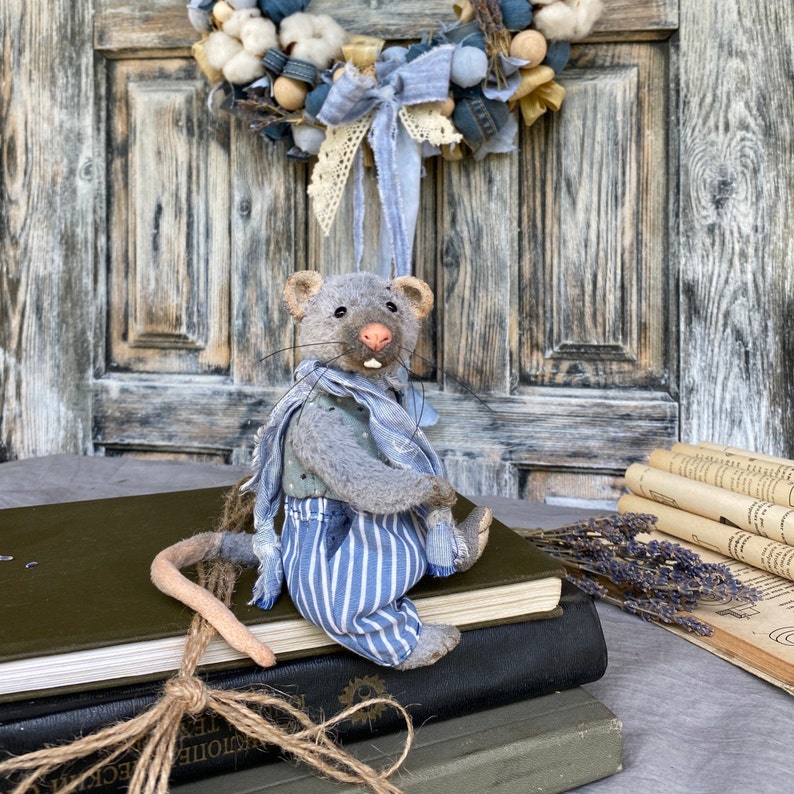 Gray teddy rat 6 inches collection teddy rat. Vintage plush | Etsy
