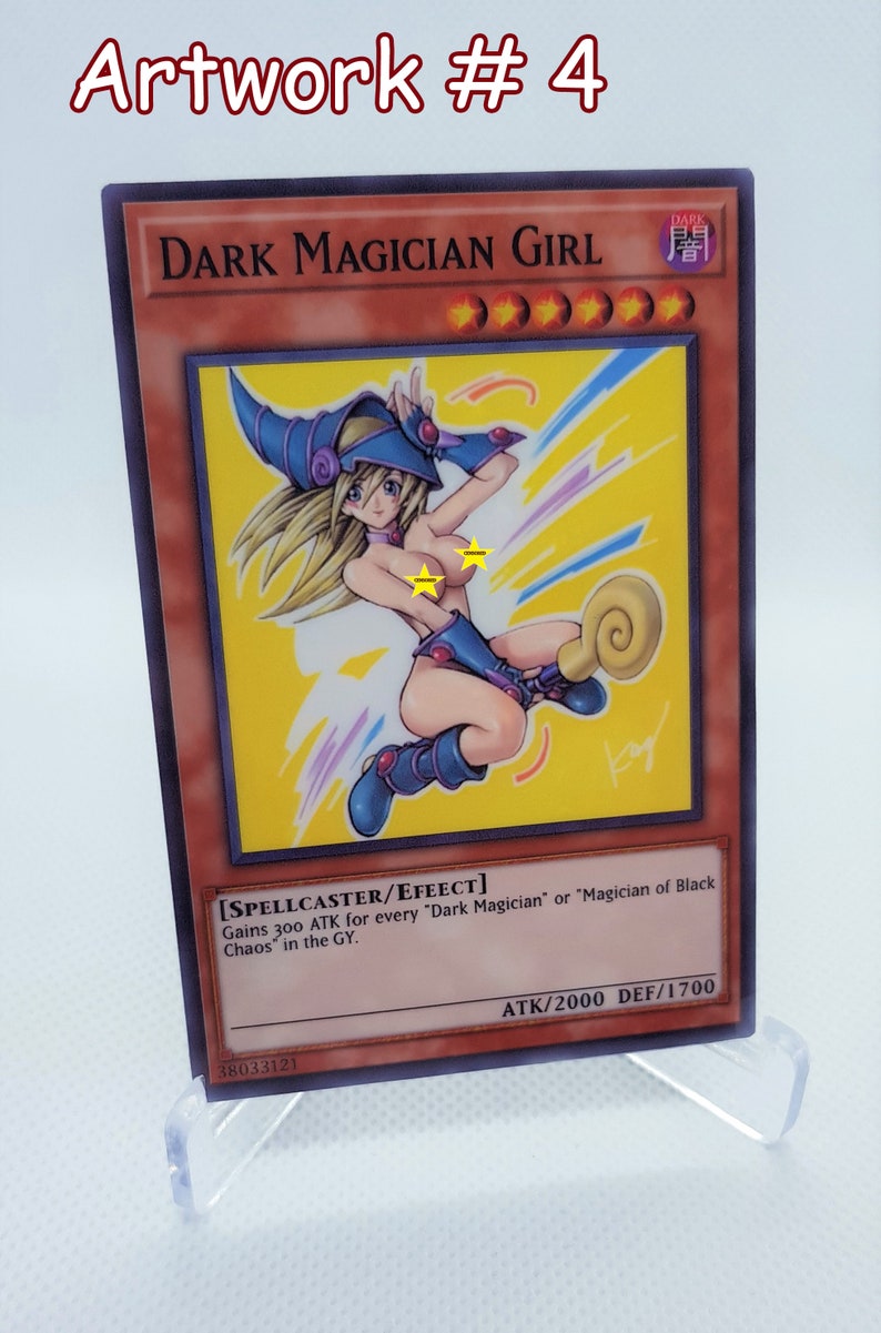 Dark Magician Girl Sexy Custom Proxy Orica Card Etsy 