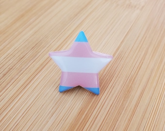 Transgender Pride Star Pin