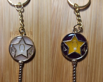 Color Changing Magical Girl Wand Keychain