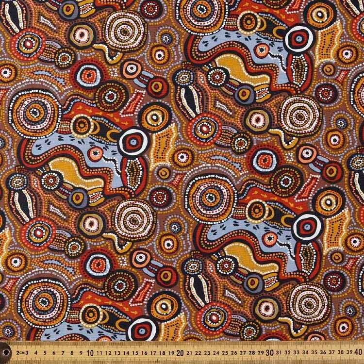 Indigenous Print Face Mask/ Aboriginal Art Facemask Perth/ Etsy