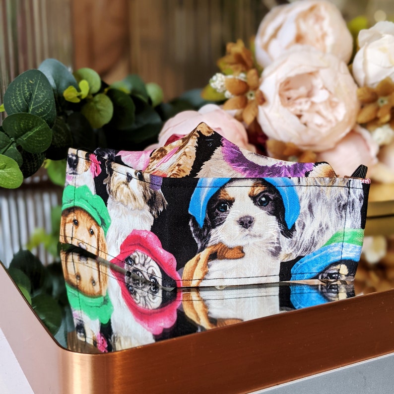 Cats Wearing Hats 3D Face Masks /made in Australia Origami Etsy