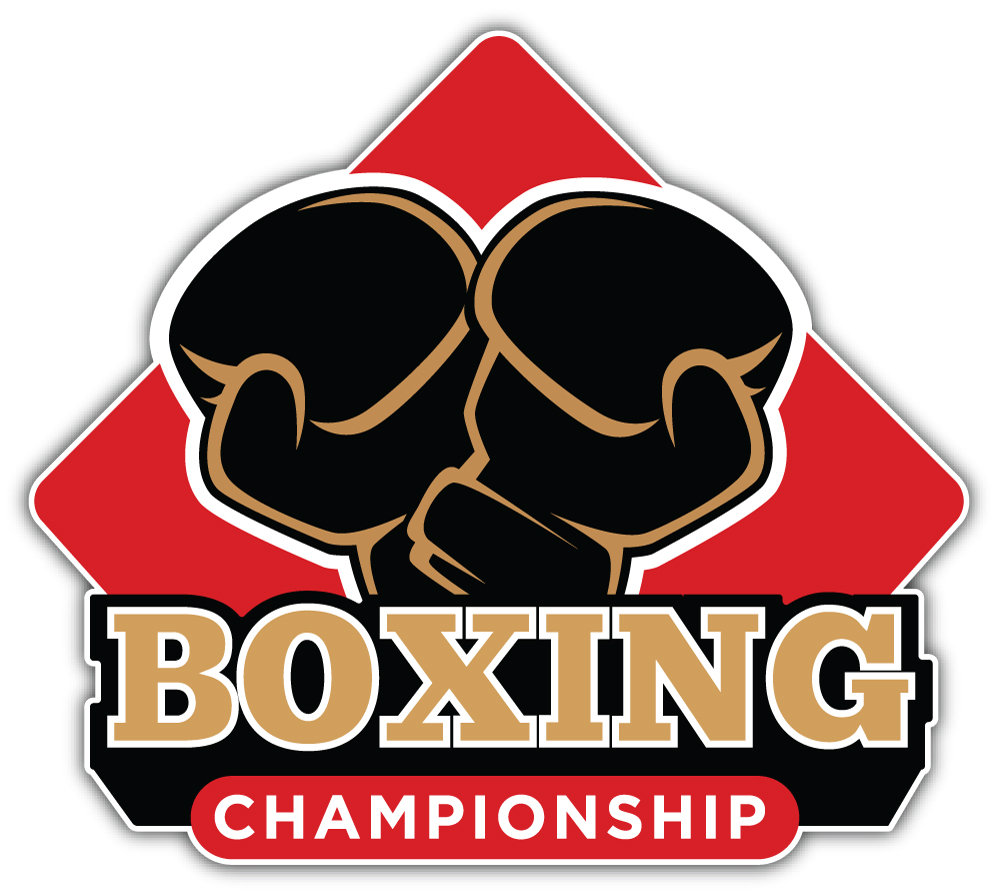 Boxing Championship Emblem Vinyl Sticker Decal Etsy