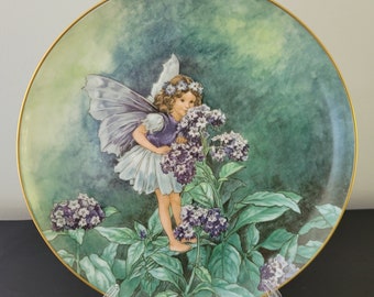 Heliotrope Fairy Collectible Plate Flower Fairies Collection