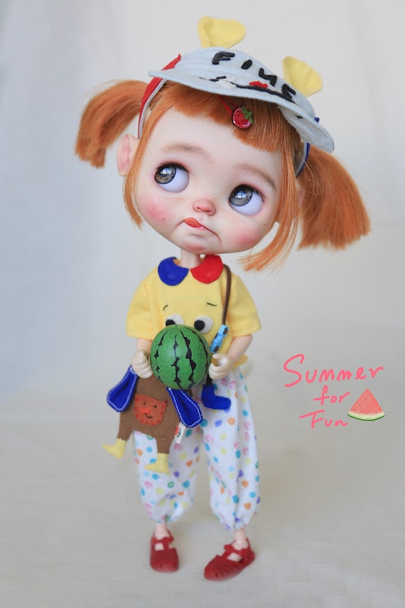 ブライスドール用衣装：オビツ22/24インチ用夏服4点セット - Etsy 日本
