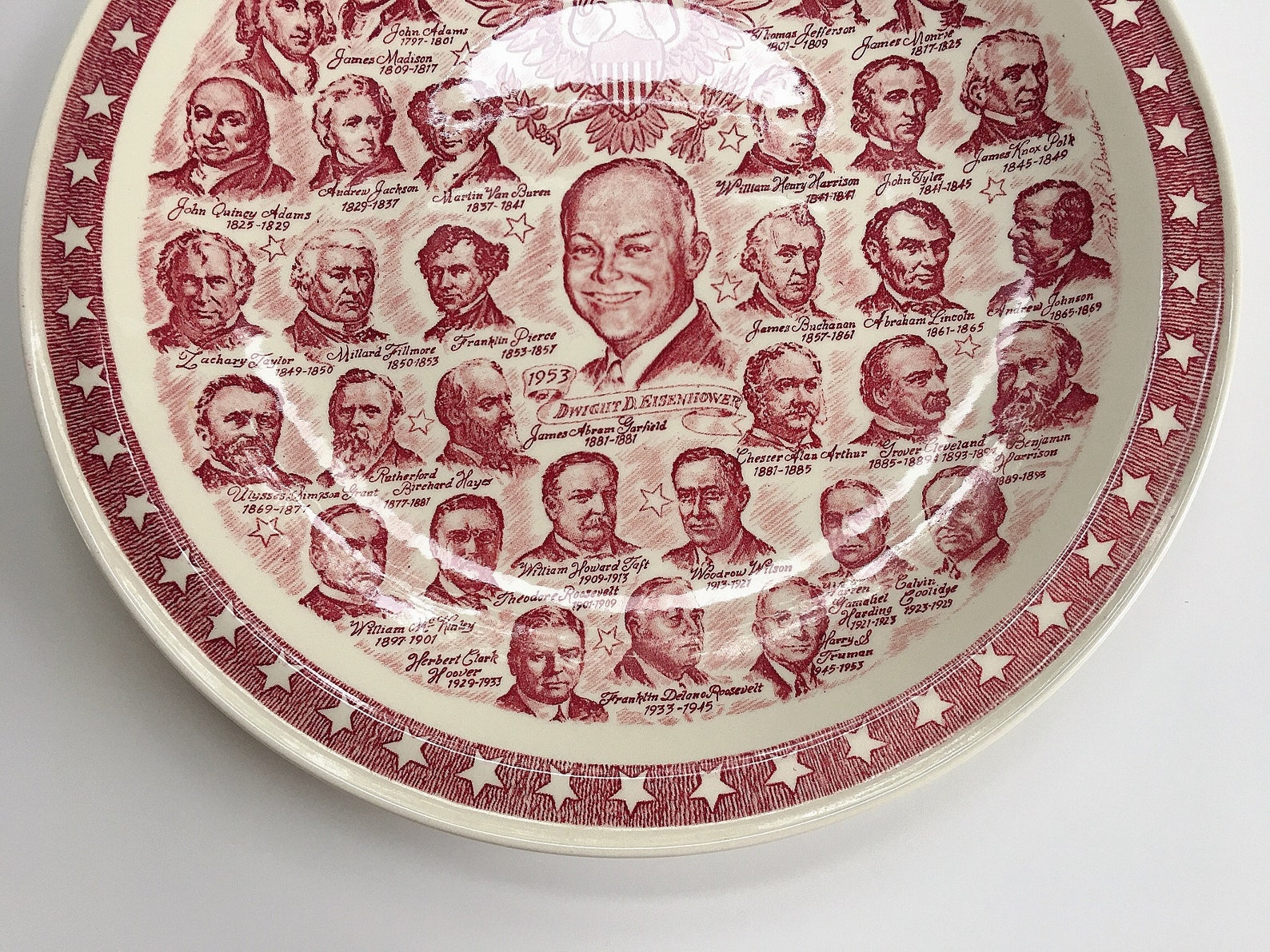 Our Presidential Gallery no.2 Collectors Plate Vernon Kilns Etsy