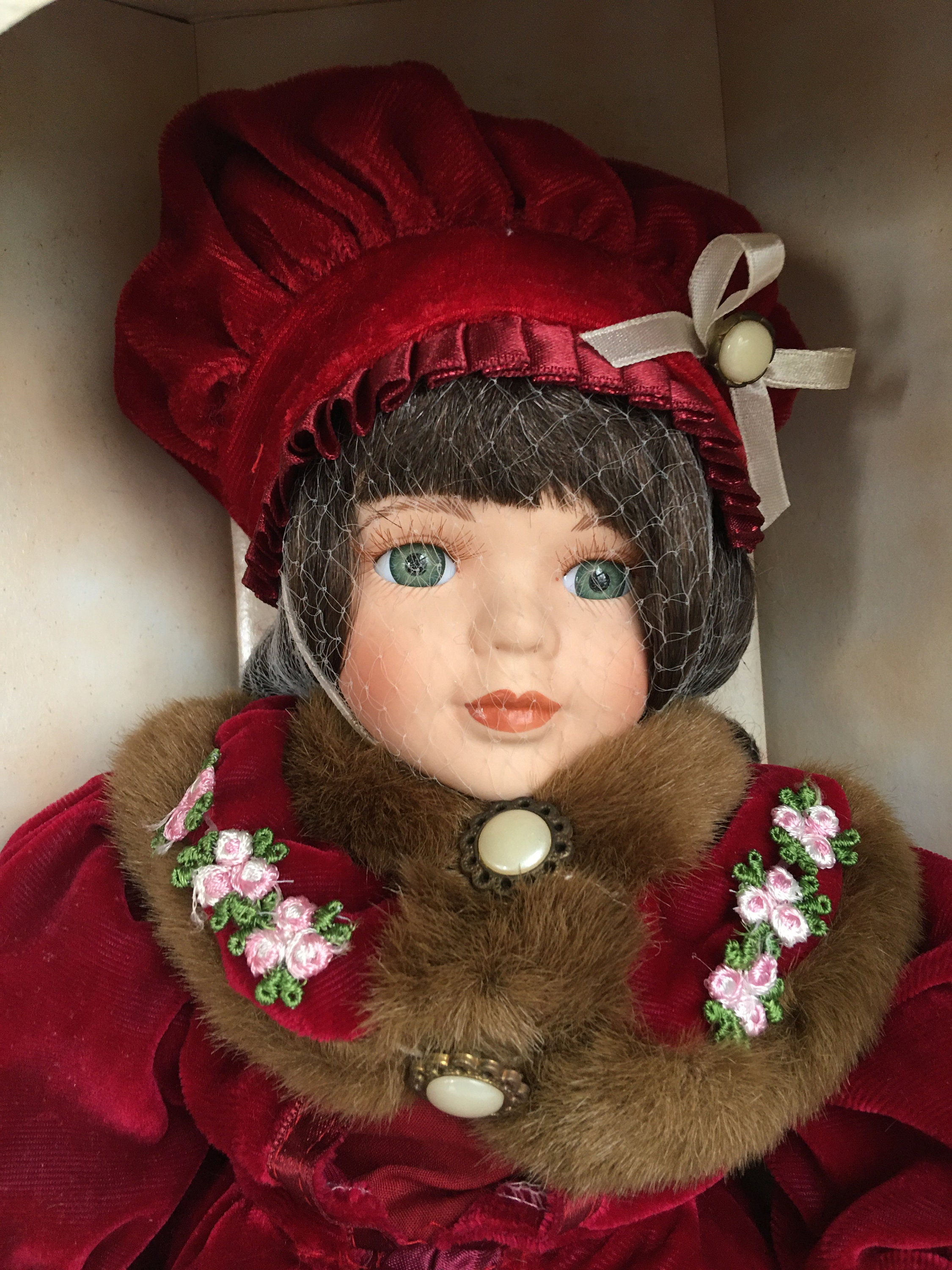 Angelina Collection Fine Porcelain Doll Limited Edition Doll Etsy