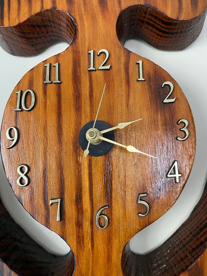 Nautical Anchor Clock Handcrafted Wooden Wall Clock
