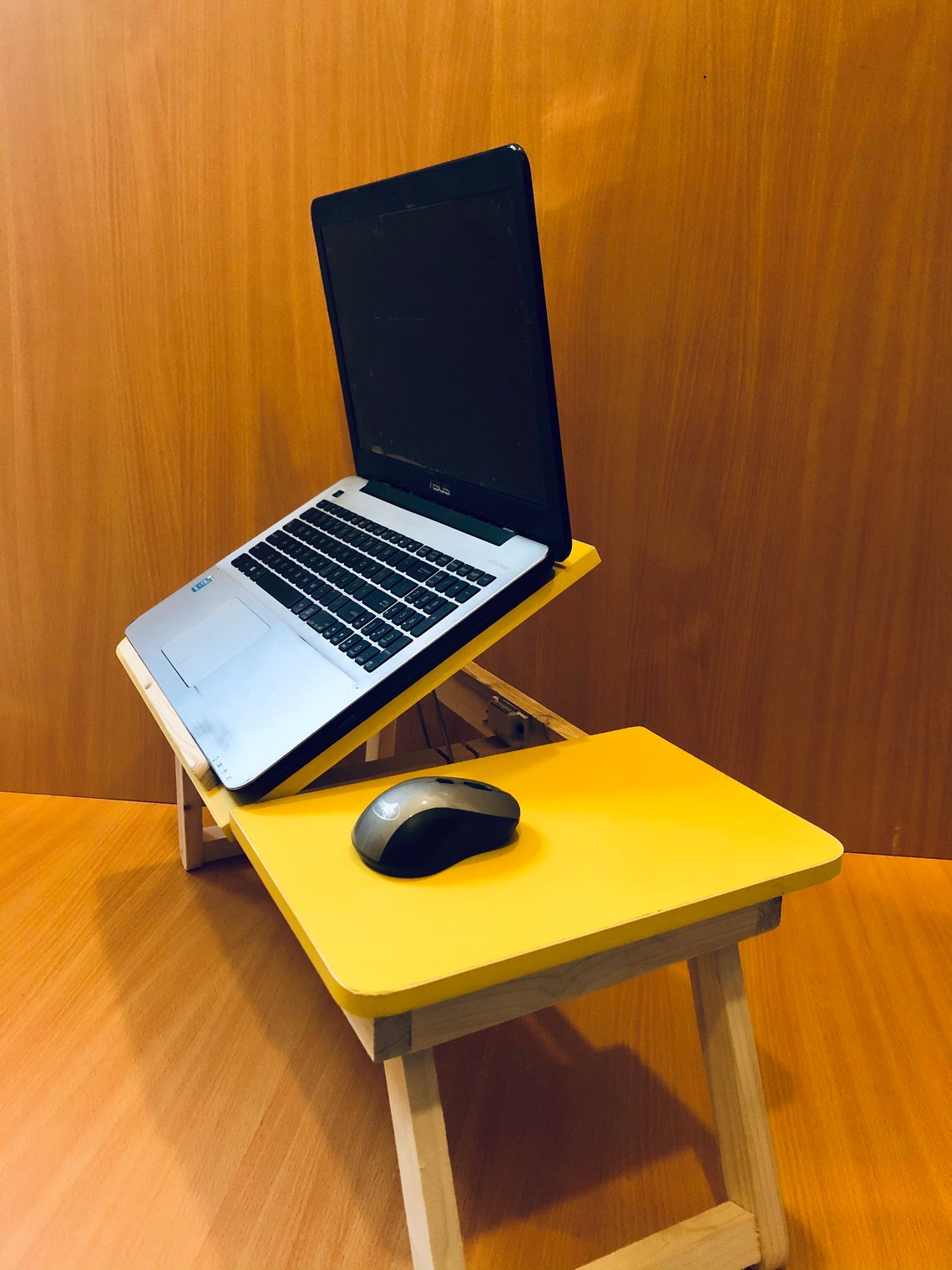 Wooden Laptop table /Study Table/Bed desk/Foldable and Etsy