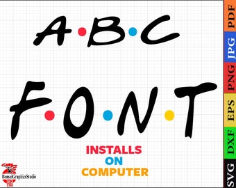 Free Free 121 Friends Svg Free Font SVG PNG EPS DXF File