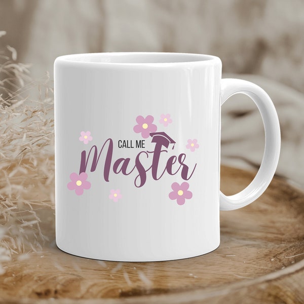 Tasse Abschluss "Master" | Personalisierbare Tasse | Abschluss | Graduation | Universität | Akademiker | Bachelor Master Geschenk