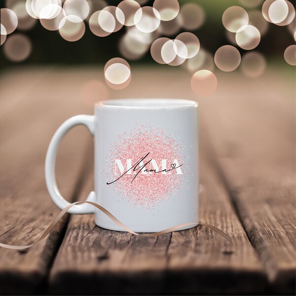 Kaffee-Tasse "Mama" und Namen | Becher mit Namen | Tasse personalisiert mit Namen | Tasse für Mütter | persönliche Geschenke