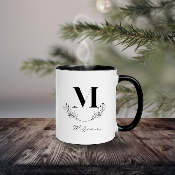 Personalisierte Tasse | Kaffeetasse mit Namen Buchstaben | persönliches Geschenk | besondere Geschenkidee für Frauen / Männer