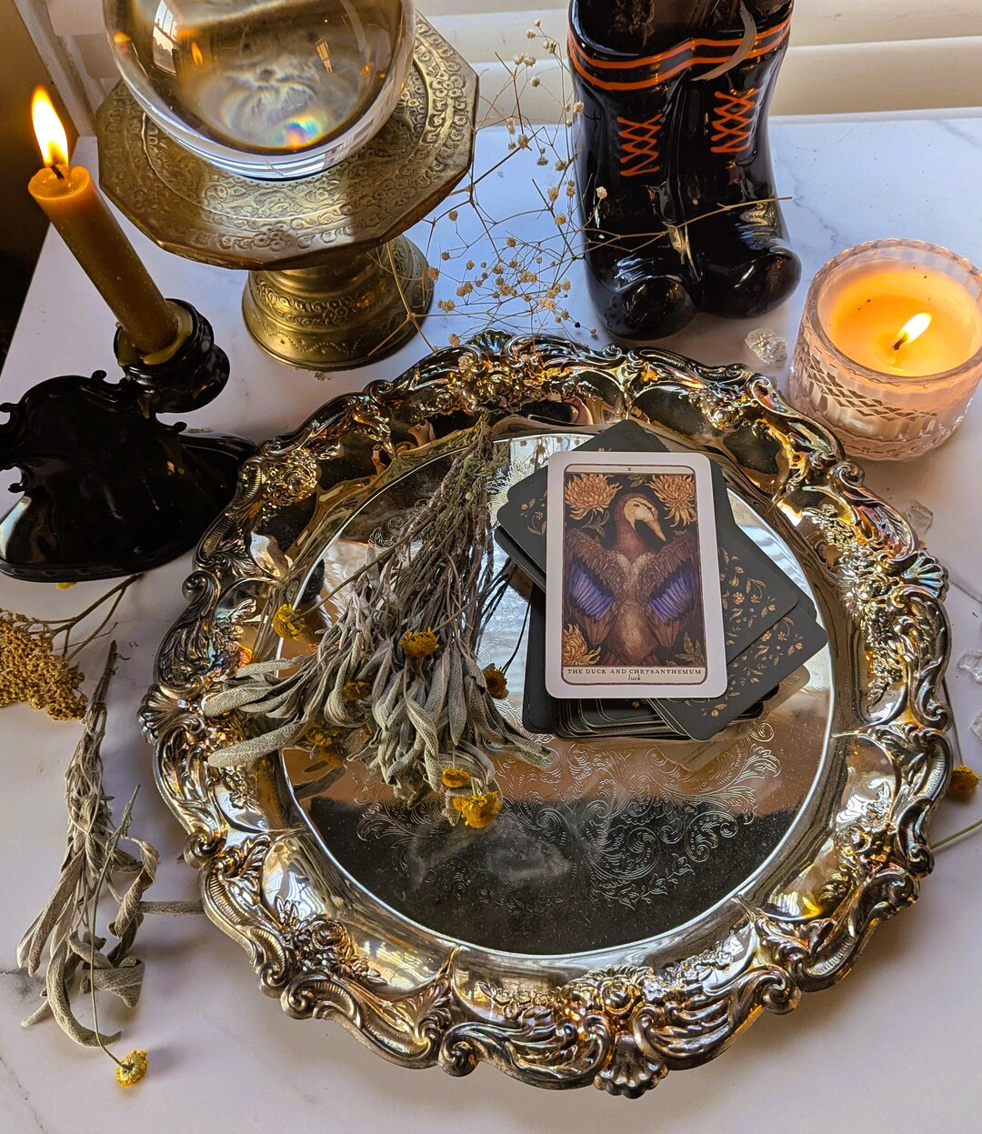 Etsy Ritual Vintage Witch Ritual Divination Tray - Etsy