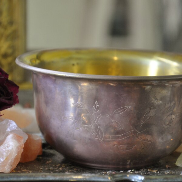 Vintage Brass Ritual Dish