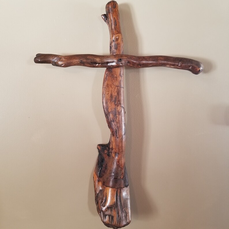 Driftwood Cross Etsy